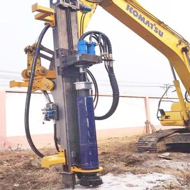 挖改螺旋打桩机 多功能钻孔机 钻深5米螺旋钻机 中德鼎立机械