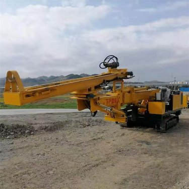 矿山护坡高举钻机 工程用边坡支护锚杆钻机 楼房基坑打桩机 举高15米