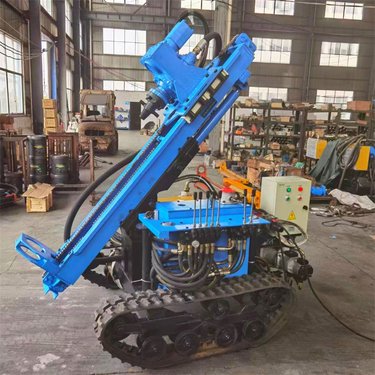 晟德 履带式液压钻机 小型分体式锚杆钻机 工程液压护坡钻机