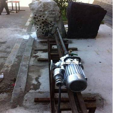 电动岩石打孔钻机 8KW链轨式钻机 煤矿隧道钻孔设备