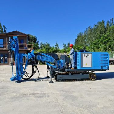 高举升多臂双臂隧道锚固钻机 履带式液压隧道钻机 凿岩台车