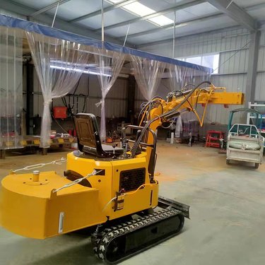 隧道凿毛机弧形墙面凿岩机除锈快速凿毛器气动剔凿机