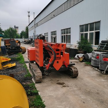 戈壁滩光伏钻机 全液压长螺旋打桩机 挖机改装潜孔钻机 适合各种地形