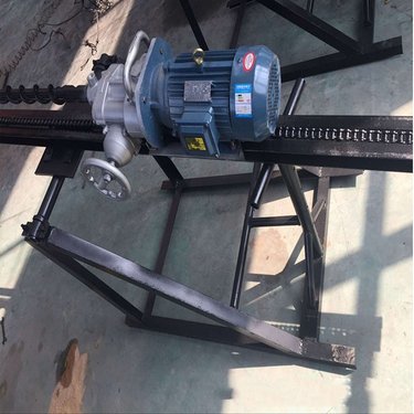 KHYD75岩石电钻 煤矿防爆型钻机 7.5KW矿山护坡打孔钻机 自行推进