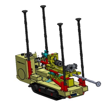 煤矿用履带液压坑道钻机ZDY7000LP型号工艺适用性强移动搬迁方便