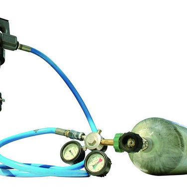 诺盾气动凿岩机AG4高压气瓶驱动，单人即可操作