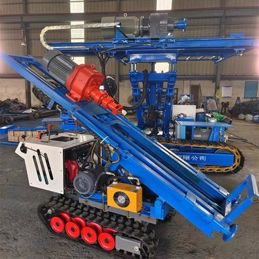 全液压履带小型潜孔钻机 地基注浆加固钻孔机 定位准确 操作简单