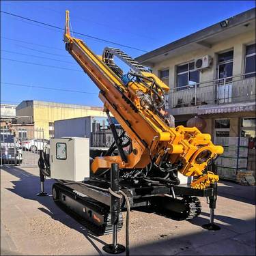 聚强 全液压高压旋喷桩机 好维护旋喷钻机 60柱塞注浆泵