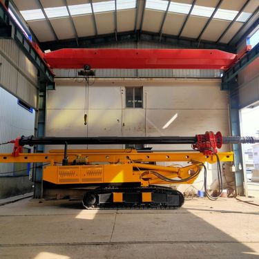 履带式橡胶锚杆钻机 小型挖改光伏钻孔机 液压房屋建筑旋挖钻机