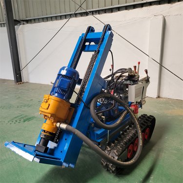 多功能小型履带钻机 矿山凿岩设备 抗浮锚杆螺旋钻 工作稳定