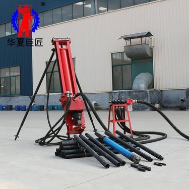 厂家现货KQZ-100型潜孔钻机 水平钻孔机 矿山凿岩打岩石速度快 100型纯气动潜孔钻机 小型气动钻机