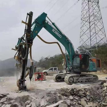 全液压挖改钻机 矿山深孔隧道爆破用凿岩机 可定制 中德