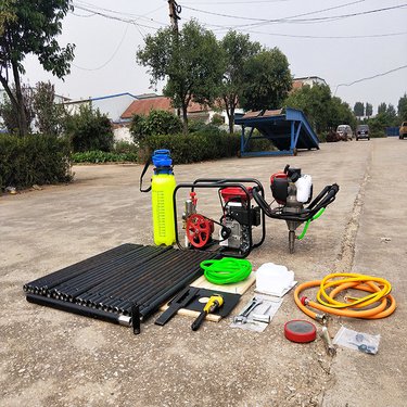 小型背包岩土层取芯地质勘探取样钻机 轻便汽油款山地工程钻探机