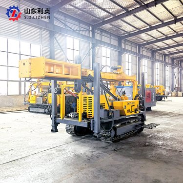 利贞400型水气两用 履带式水井钻机 全液压多功能