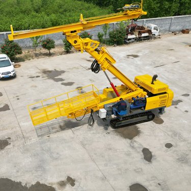 小型基坑支护锚杆钻机 博远 隧道锚固钻车 全地形 360度旋转