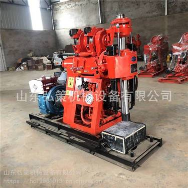 柴油液压高低速水井钻机 GK200岩石取芯钻井机 200米深孔打井钻机