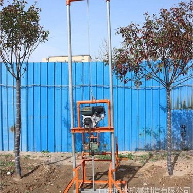 旭兴XX-1 直销地表柴油机浅层打井钻机 多功能柴油小型打井钻机