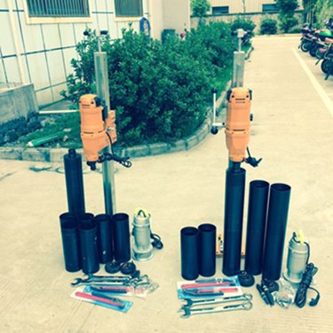 ZZH1-300L混凝土深孔钻孔取芯机1米2米混凝土钻孔机公路取样机水钻机