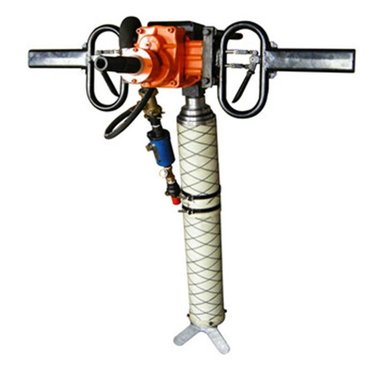 轻便ZQSZ-140气动手持式钻机架座支撑井下探水钻机