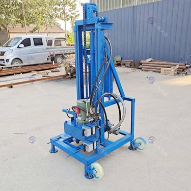 小型家用220v打井机 伸缩式钻井设备 液压钻机