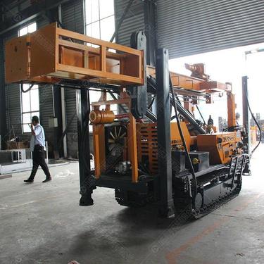 JDL-350型水气两用钻机 中深孔履带式水井钻机 岩层打井设备