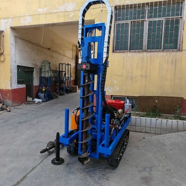 履带式地基加固钻孔机 全液压楼房建筑注浆潜孔钻 铁路灌注桩挖坑用