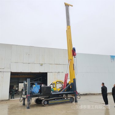 全液压地基打桩机 隧道双臂锚杆钻机 护坡支护360度回转打孔机