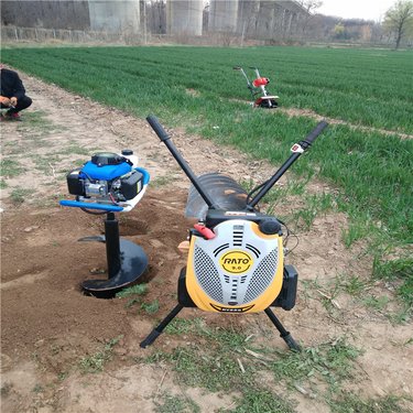 小型的栽杆挖坑机 捷亚款 JYD-196A工地用地下室基础加固钻孔机