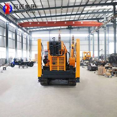 华夏巨匠JDL-400钢制履带式水汽两用钻机 多功能深孔水气两用水井钻机