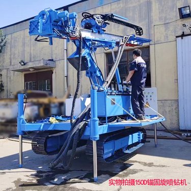 履带锚固旋喷钻机 软基处理高压旋喷桩机 聚强高压注浆泵厂家