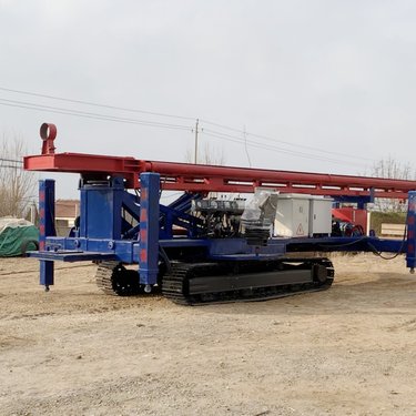 土壤修复长螺旋引孔18米塔架高喷灌浆台车双电机动力头