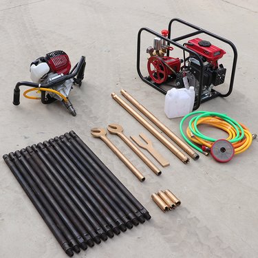 山地浅层取样钻机野外地质勘探土层普查50米深工程勘察取芯钻机