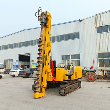 多功能山地光伏打桩机 矿山开采伸缩履带式钻机 多种钻头一机多用