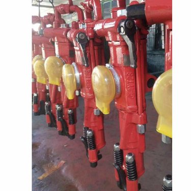 煜工 莱芜 山体打孔气动凿岩机 云南迪庆 巷道用气动锚杆钻机