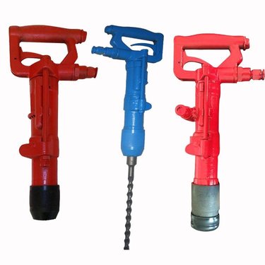 多功能矿用气动冲击钻 QCZ 风动钻机 螺栓钻孔用