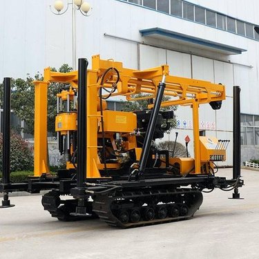 履带式多功能打孔钻机 小型注浆加固钻 全液压水井钻机现货出售