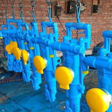 宇成矿用气腿凿岩机7665型 凿孔机配长气腿使用安全