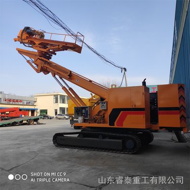 出售高举25米护坡锚杆钻机 岩芯钻机液压锚固钻 履带式回转打桩机