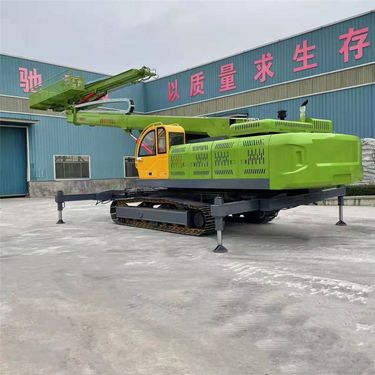 边坡加固锚杆钻机 履带式地基灌浆锚固钻机 凿孔速度快 双液压马达