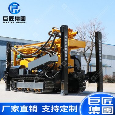 水井钻机180米深孔岩石气动钻井机 履带式液压勘探取芯钻井设备