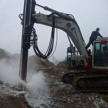 挖改钻机 为您开启了新的施工方法 挖改切削钻机 挖改凿岩钻机