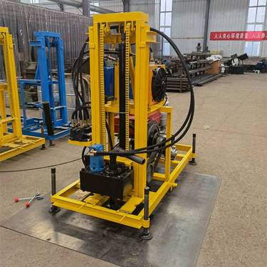 农田灌溉百米深孔钻机 小型钻井设备 民用柴油打井机