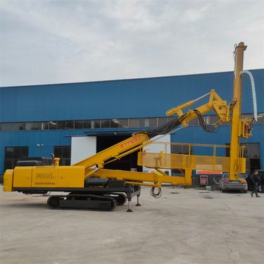 大型矿山护坡锚杆钻机 升高25米 履带液压式基坑加固地基打桩钻孔机