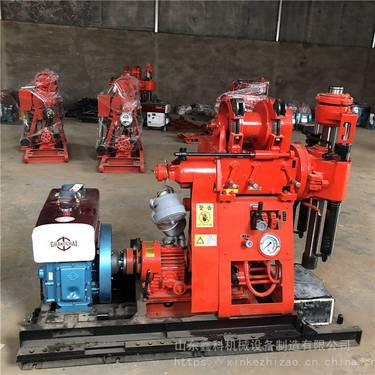 全液压GK200岩芯钻机 取芯取石200米打井钻机 勘探钻机