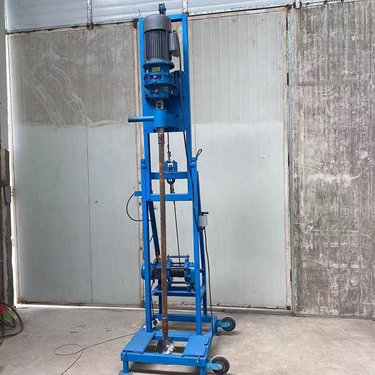 吉聚 家用220v电动打井机 升降式水井钻机 操作方便