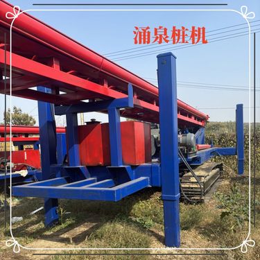 桥梁地基大口径螺旋钻孔水库旋喷桩加固800mm旋喷钻机