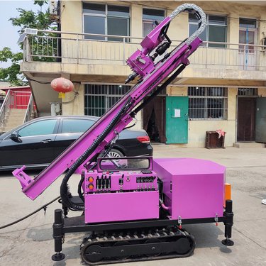 聚强 桩机 锚固钻机XPL-35B 配备工程橡胶履带 用于高压旋喷自钻自喷