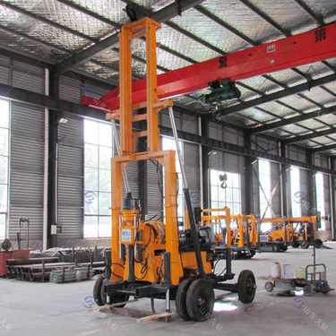 供应久钻水井钻探机XYX-3轮式地勘钻机液压地质取芯机