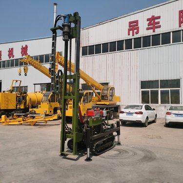 勘探取芯钻机 农村庭院打桩机 拧螺旋柳钉桩钻孔机 动力强劲