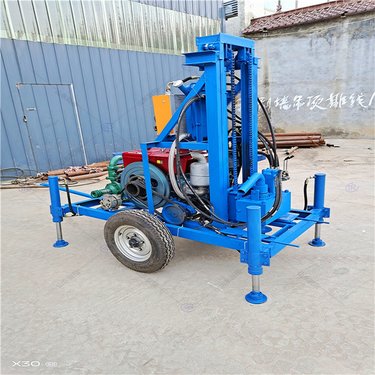 大口径水井钻机 柴油液压打井机 百米全自动钻井机 农田灌溉打井设备